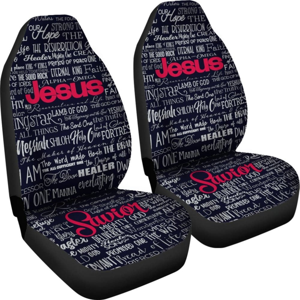 Names Of Jesus Car Seat Covers