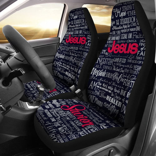 Names Of Jesus Car Seat Covers