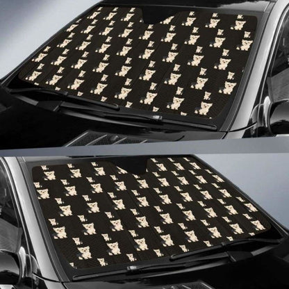 Yorkie Car Auto Sun Shades