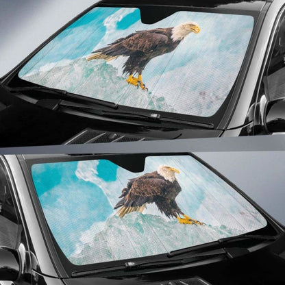 Eagle Iceberg AlaskaK Car Sun Shade