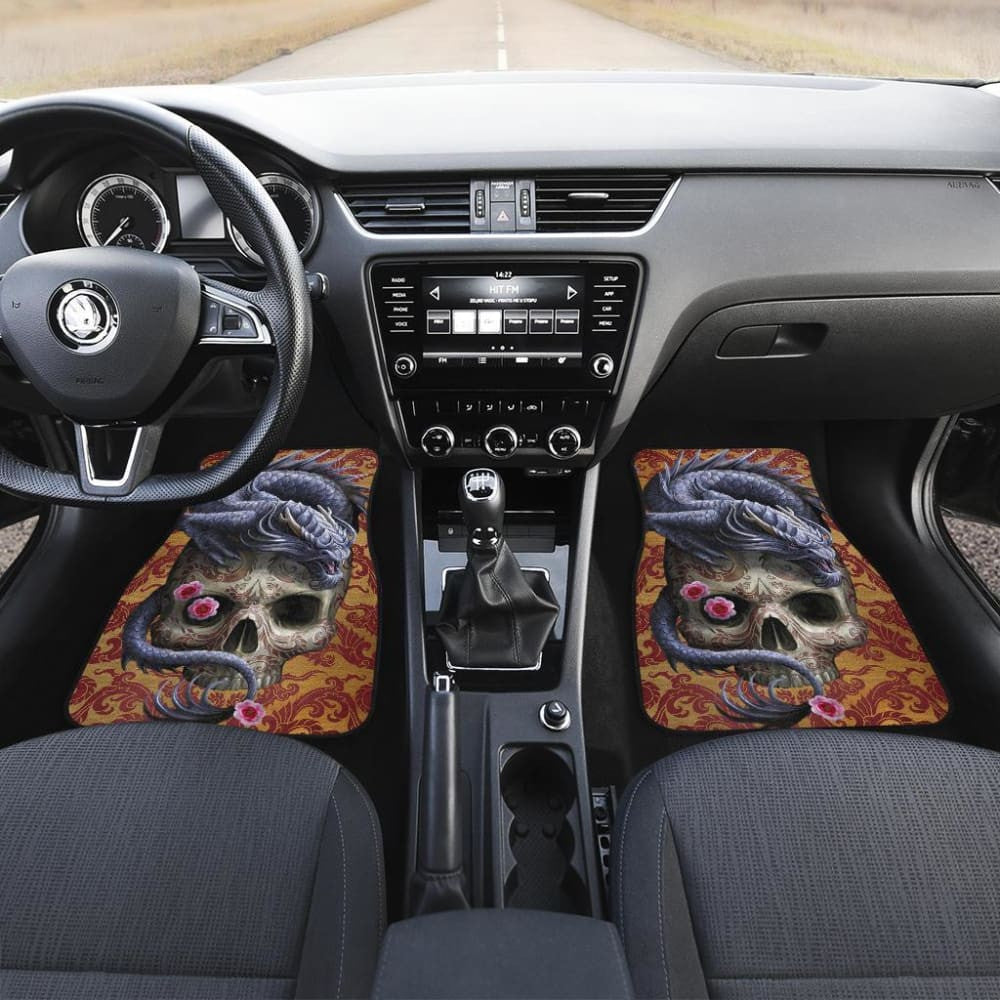 Set Of Pcs Dragon Skull Car Mats