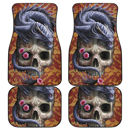 Set Of Pcs Dragon Skull Car Mats