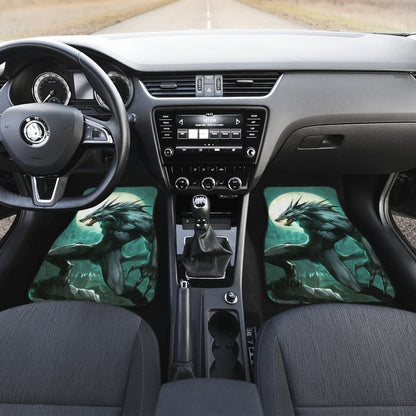 Werewolf Evil Eyes Digital Printing Fantasy Monster Car Floor Mats