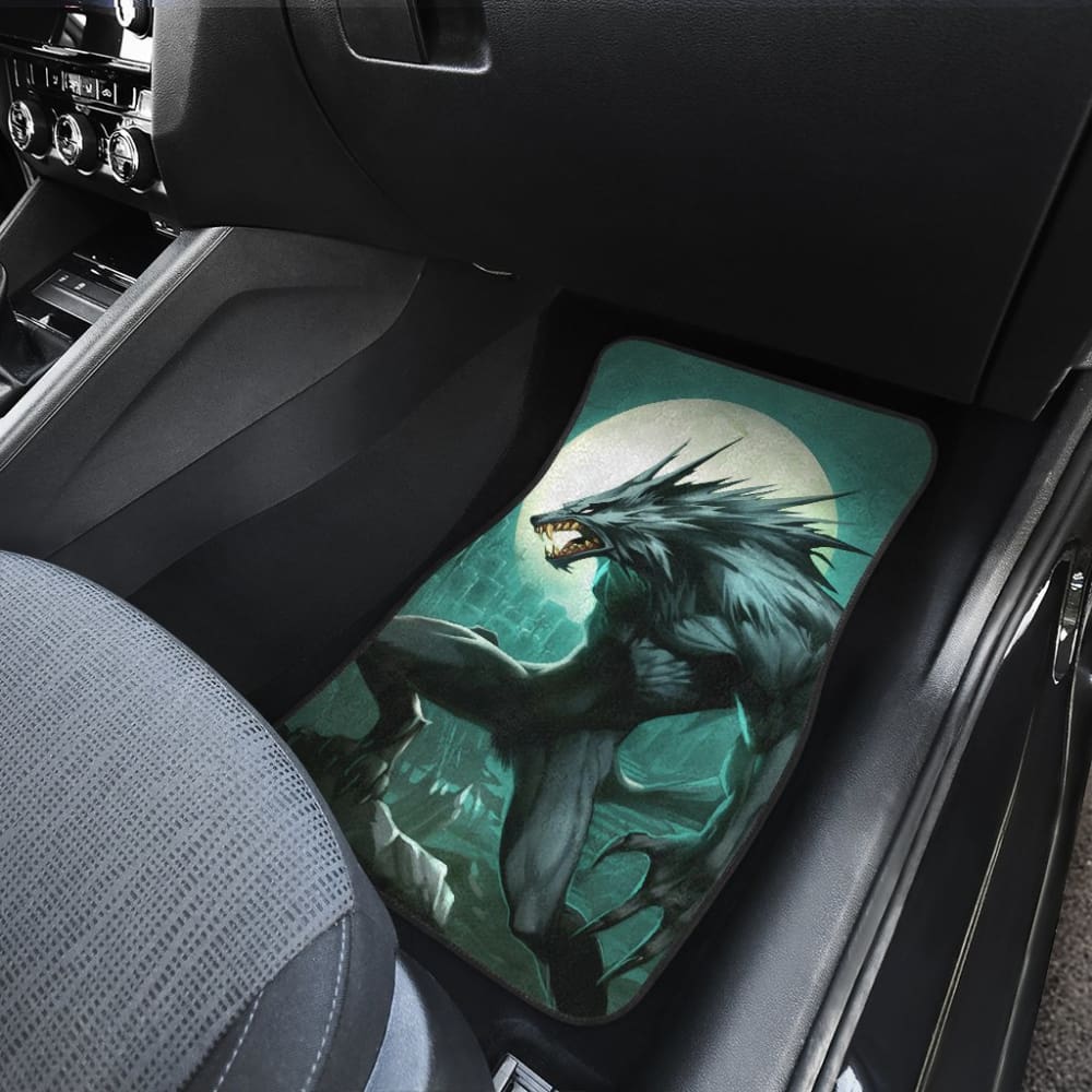 Werewolf Evil Eyes Digital Printing Fantasy Monster Car Floor Mats