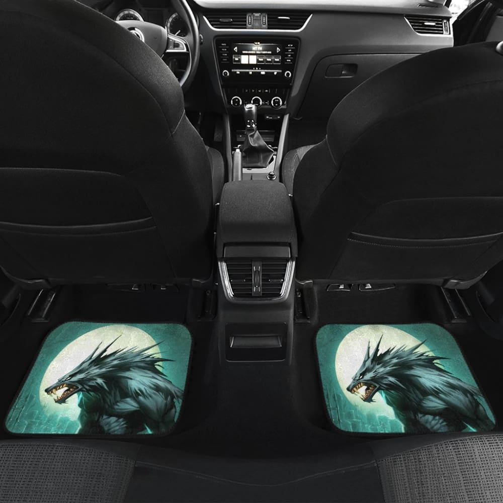 Werewolf Evil Eyes Digital Printing Fantasy Monster Car Floor Mats