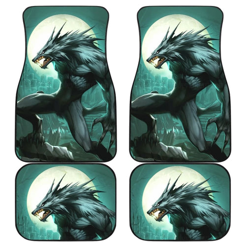 Werewolf Evil Eyes Digital Printing Fantasy Monster Car Floor Mats