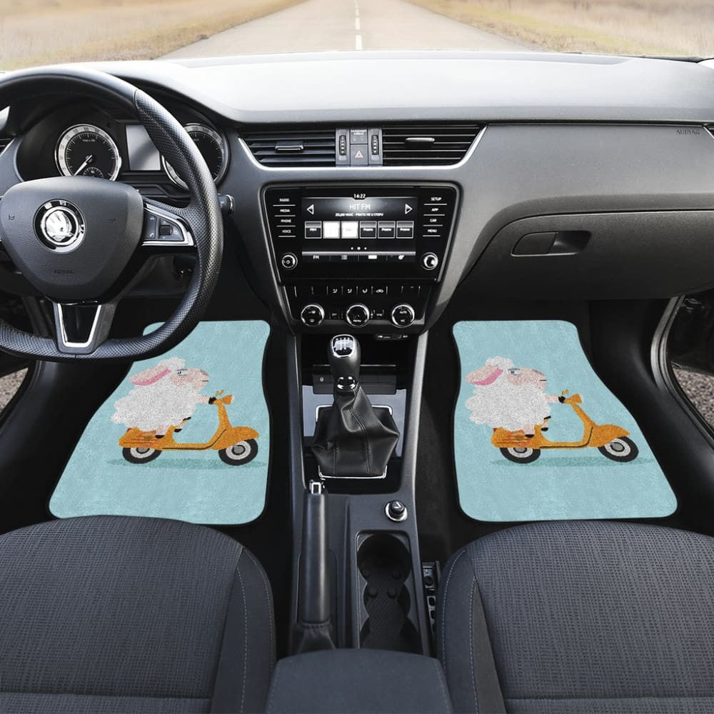 Cute Funny Sheep for Sheep Lover Gift Car Floor Mats