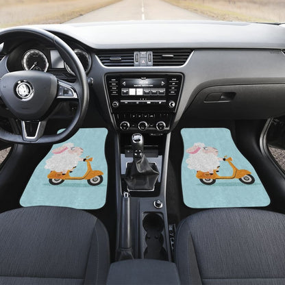 Cute Funny Sheep for Sheep Lover Gift Car Floor Mats