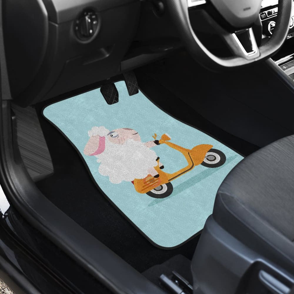 Cute Funny Sheep for Sheep Lover Gift Car Floor Mats