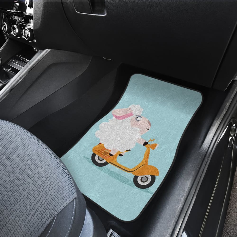 Cute Funny Sheep for Sheep Lover Gift Car Floor Mats