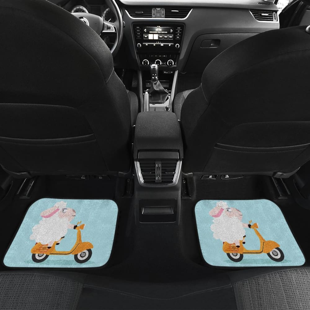 Cute Funny Sheep for Sheep Lover Gift Car Floor Mats