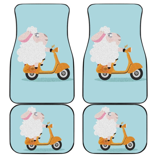 Cute Funny Sheep for Sheep Lover Gift Car Floor Mats