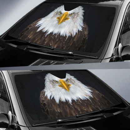 Bald Eagle North America Bird Dark BackgroundK K Car Sun Shade