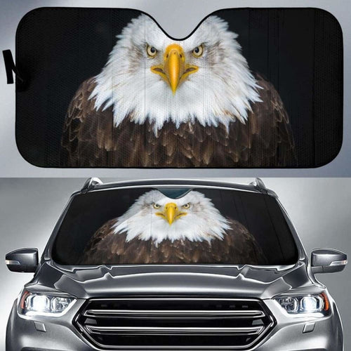 Bald Eagle North America Bird Dark BackgroundK K Car Sun Shade