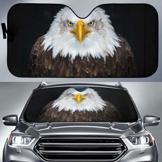 Bald Eagle North America Bird Dark BackgroundK K Car Sun Shade