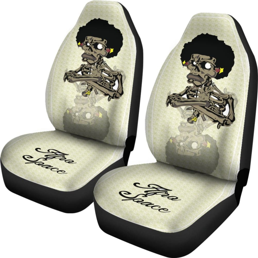 Afro Space Cross Armed Car Seat Covers