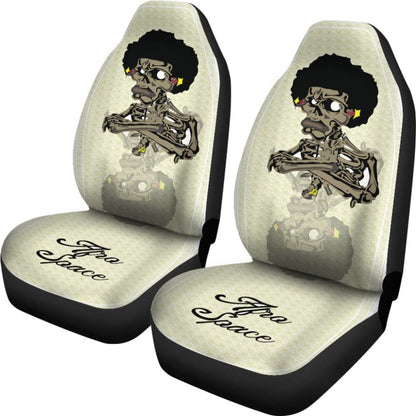 Afro Space Cross Armed Car Seat Covers