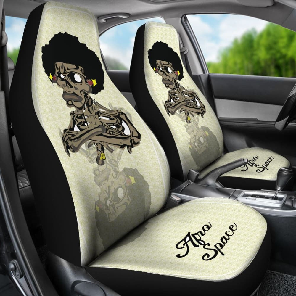 Afro Space Cross Armed Car Seat Covers