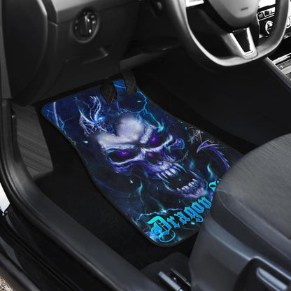 Set Pcs Dragon Skull Car Mats