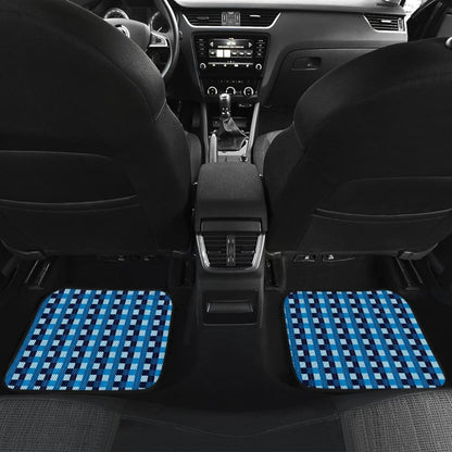 Blue Checked Buffalo Plaid Amazing Car Floor Mats