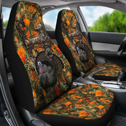 Car Seat Covers - Bow Hunting Turkey
