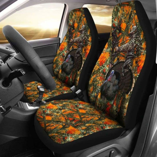 Car Seat Covers - Bow Hunting Turkey