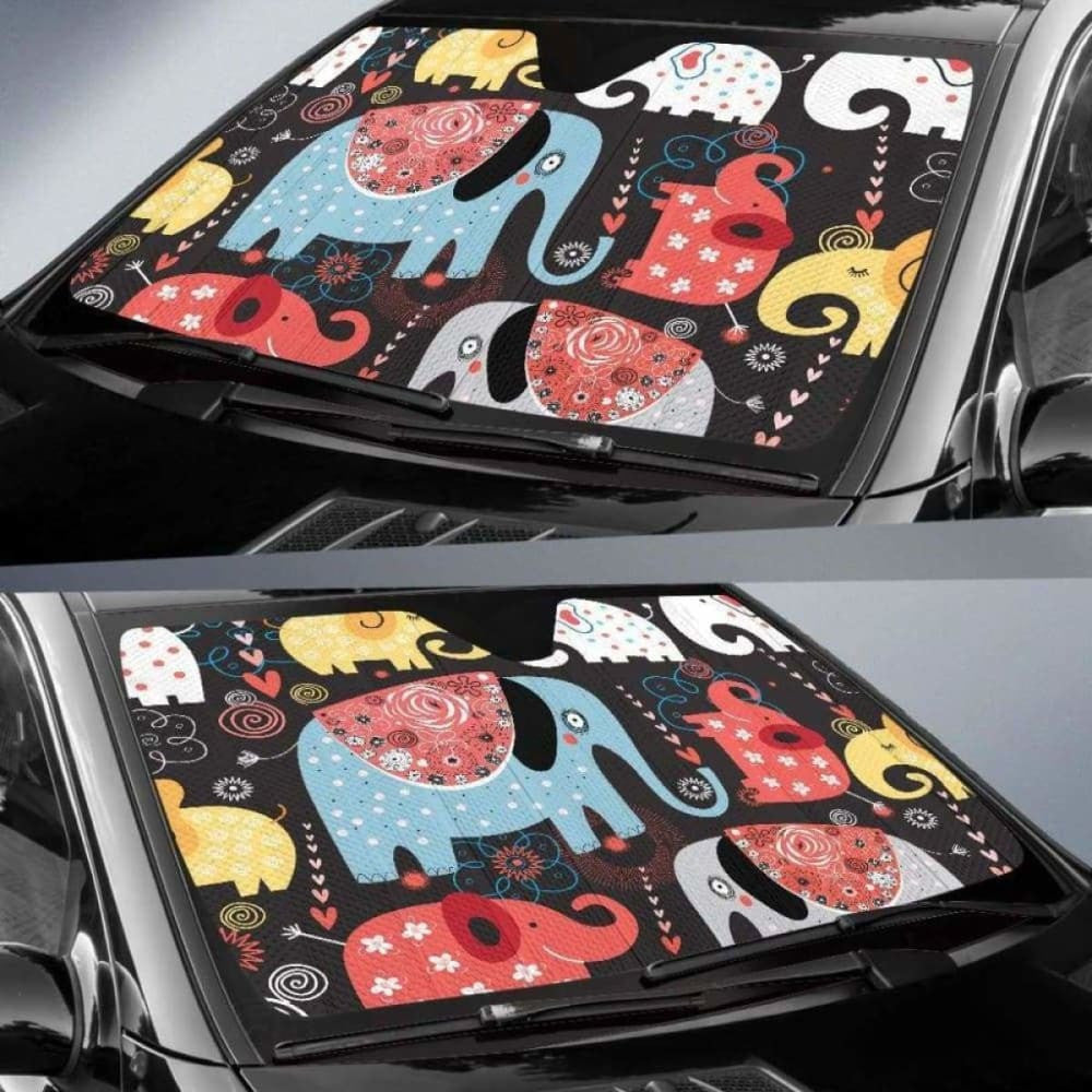 Elephant Car Sun Shades