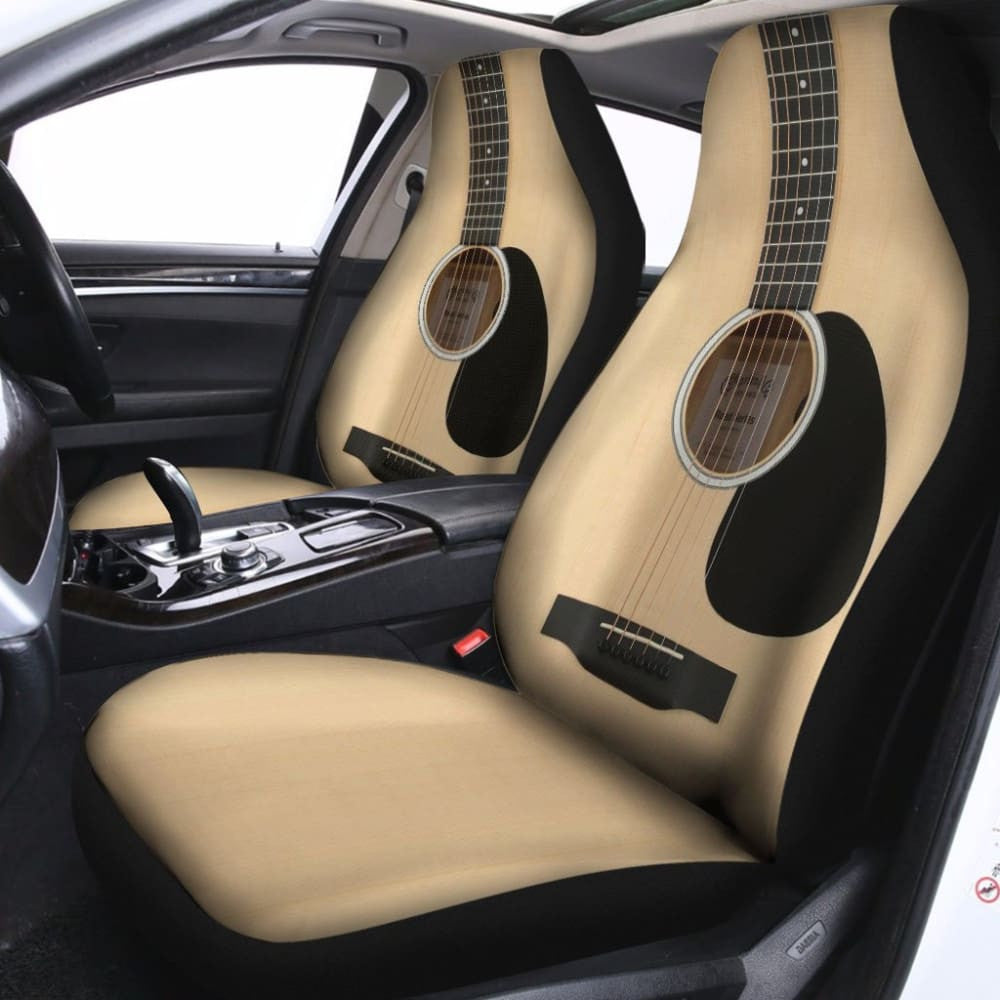 Wood Guitar Car Seat Covers