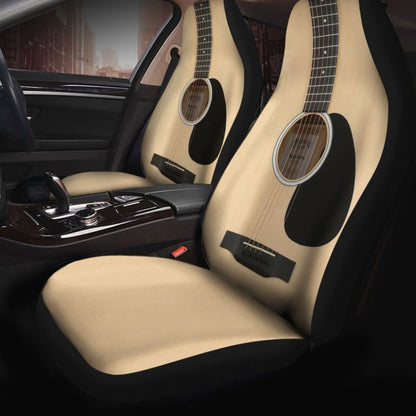 Wood Guitar Car Seat Covers