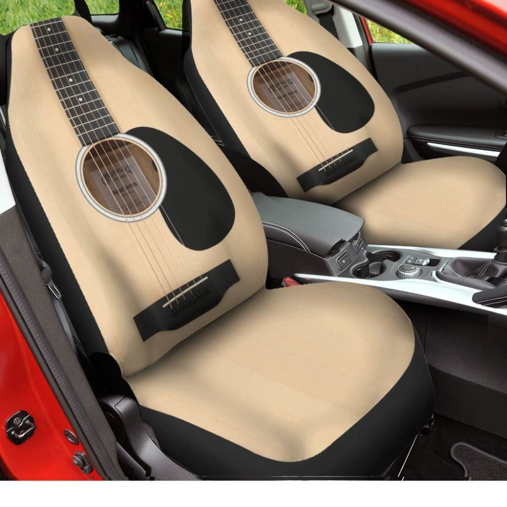 Wood Guitar Car Seat Covers