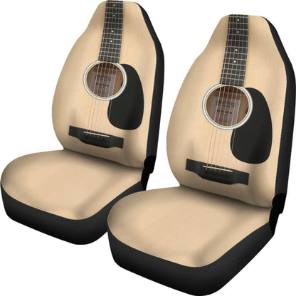 Wood Guitar Car Seat Covers