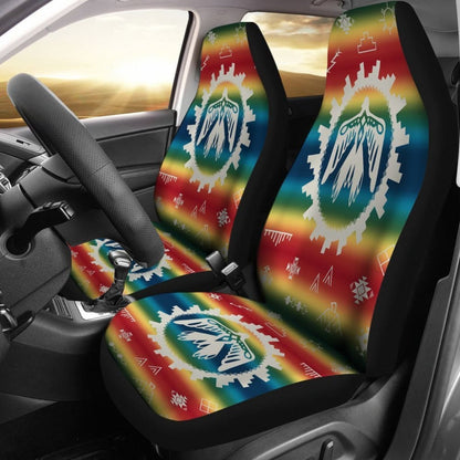 Thunderbird Rainbow Native American Design Car Seat Covers