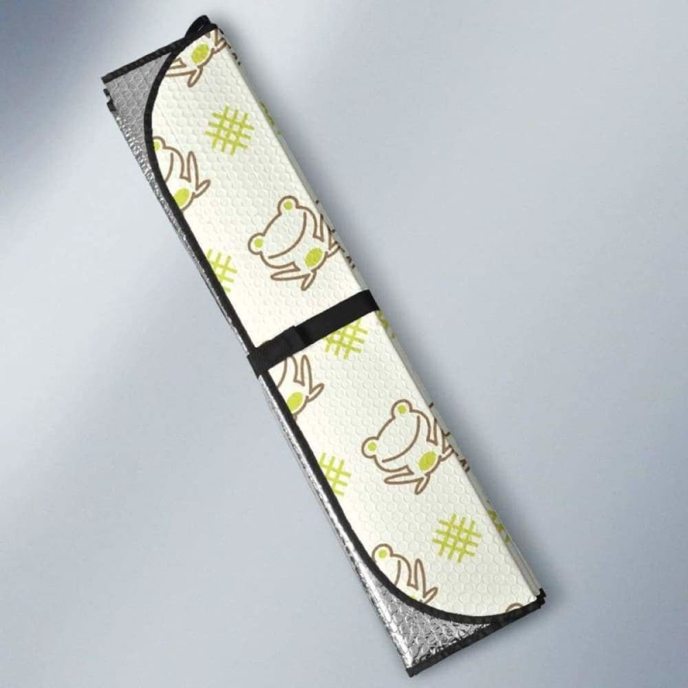 Cute Cartoon Frog Baby Pattern Car Auto Sun Shades
