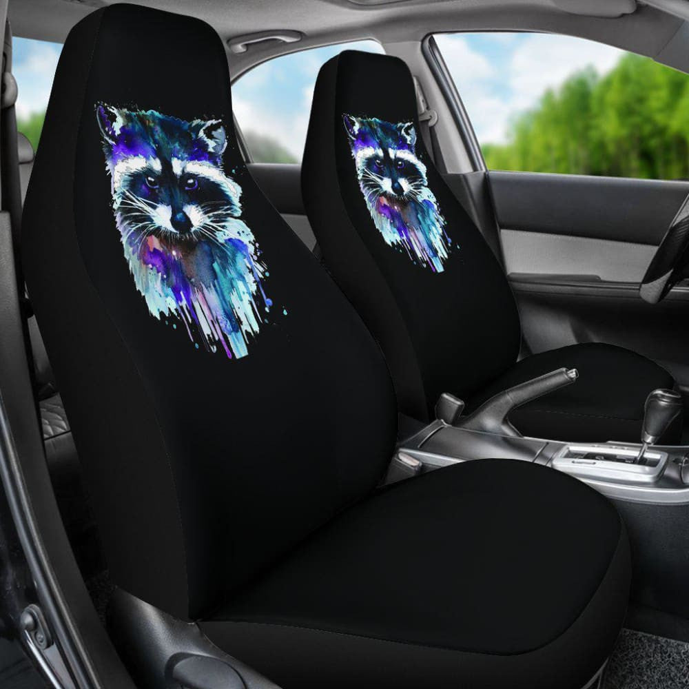 Purple Racoon Seat Covers