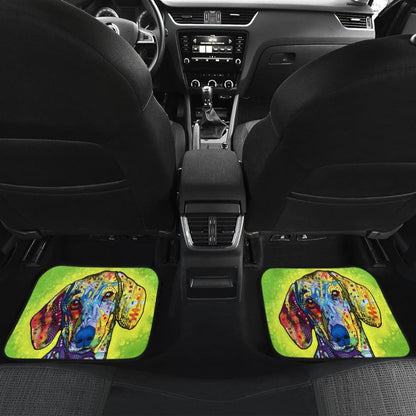 Dachshund Front And Back Car Mats