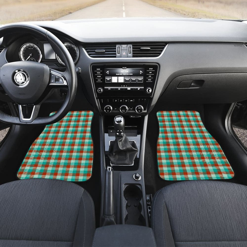 Colorful Checked Buffalo Plaid Amazing Car Floor Mats