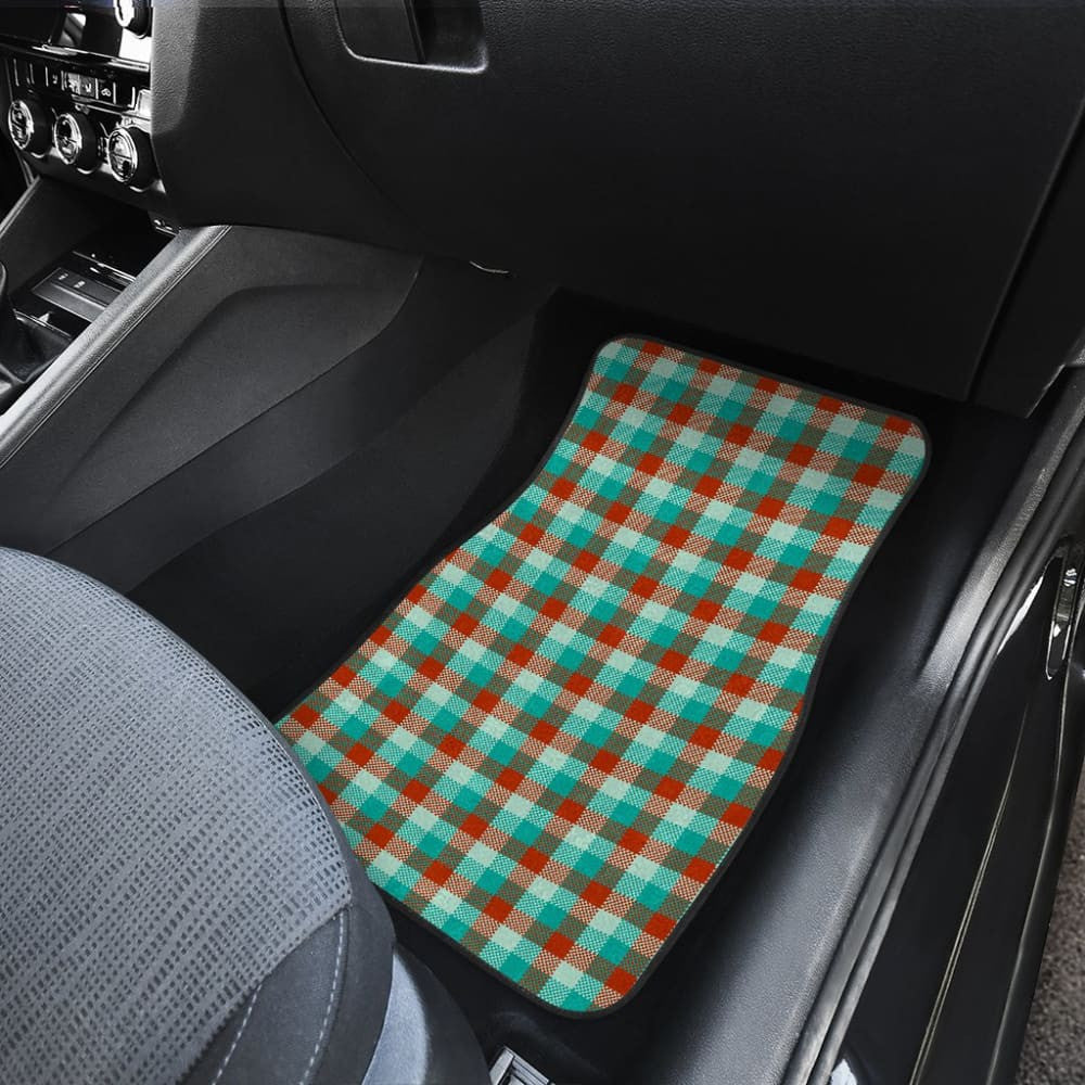 Colorful Checked Buffalo Plaid Amazing Car Floor Mats