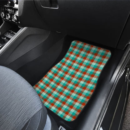 Colorful Checked Buffalo Plaid Amazing Car Floor Mats