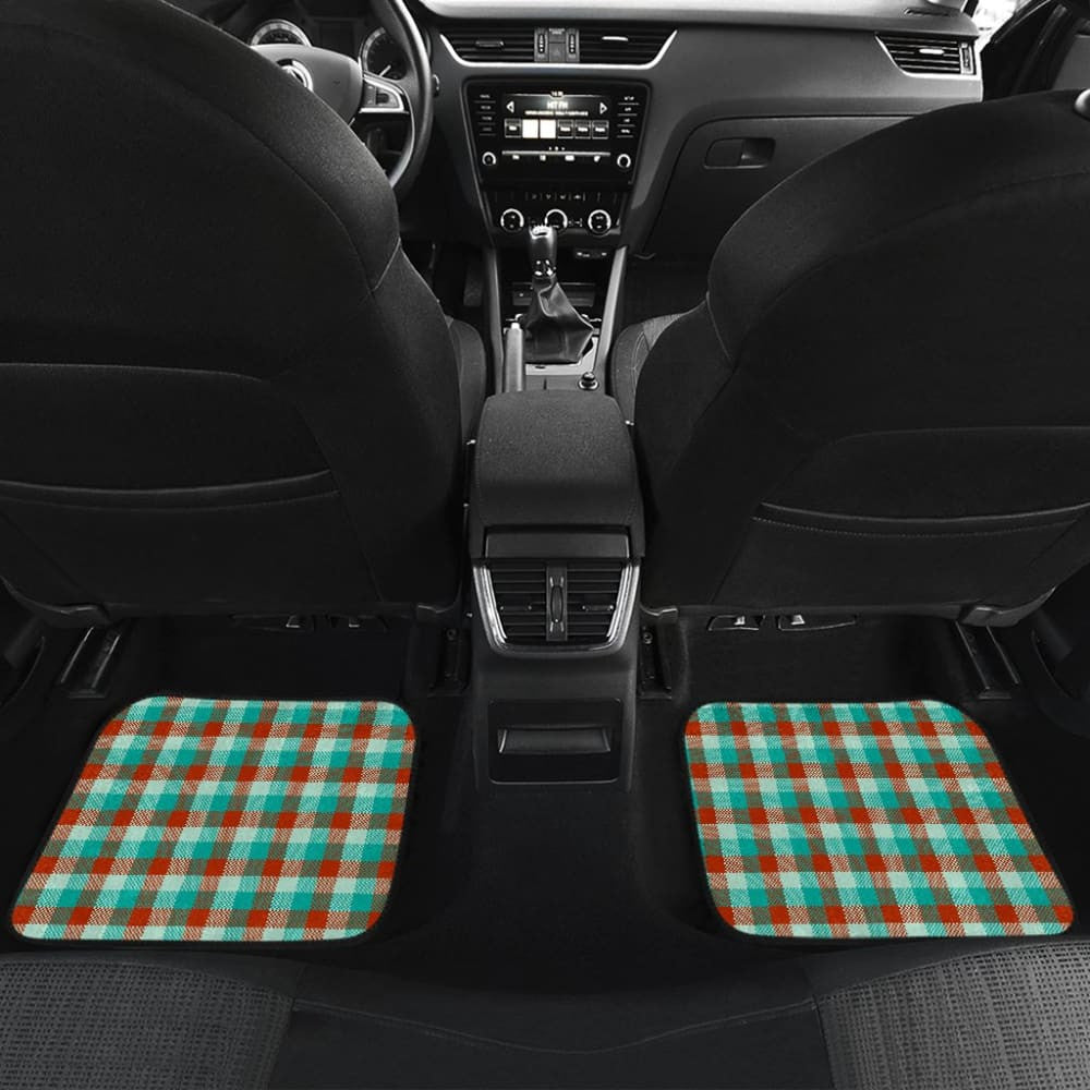Colorful Checked Buffalo Plaid Amazing Car Floor Mats