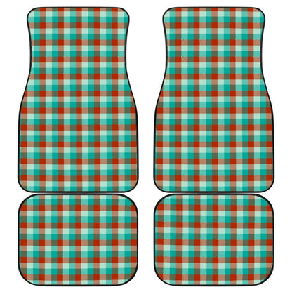 Colorful Checked Buffalo Plaid Amazing Car Floor Mats