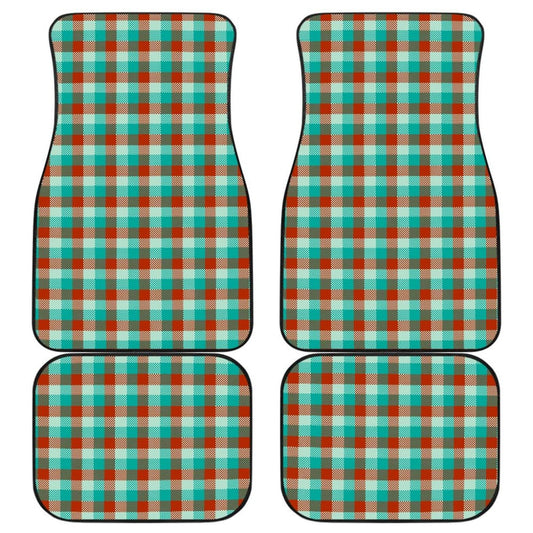 Colorful Checked Buffalo Plaid Amazing Car Floor Mats
