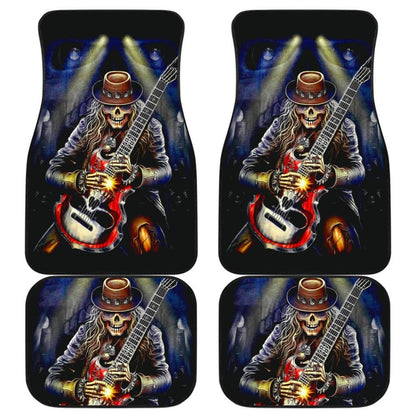 Set Pcs Skull Guitar Car Mats