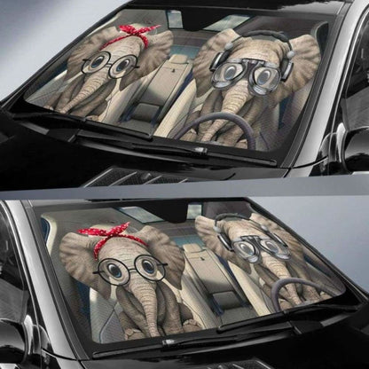 Elephant Auto Sun Shades