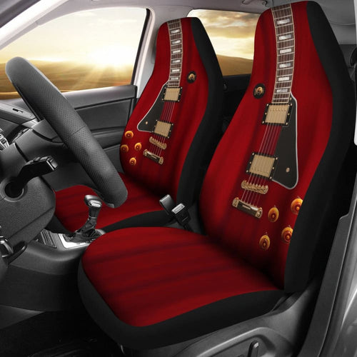 Anniversary Guitar Car Seat Covers
