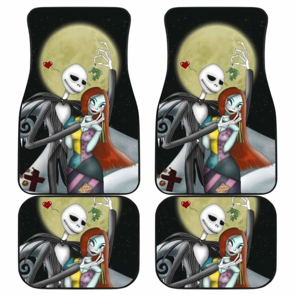 Jack And Sally Nightmare Before Christmas Car Floor Mats Amazing