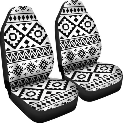 Black And White Aztec Car Seat Covers