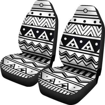 Black And White Aztec Car Seat Covers