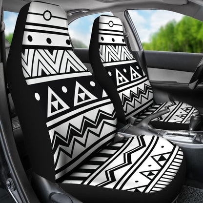 Black And White Aztec Car Seat Covers