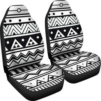 Black And White Aztec Car Seat Covers