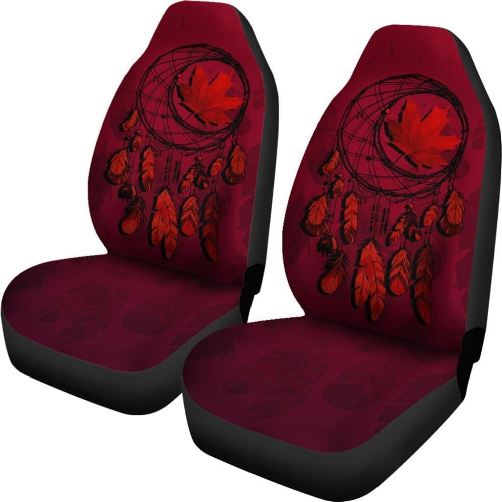 Canada Maple Leaf Dreamcatcher Car Seat Covers
